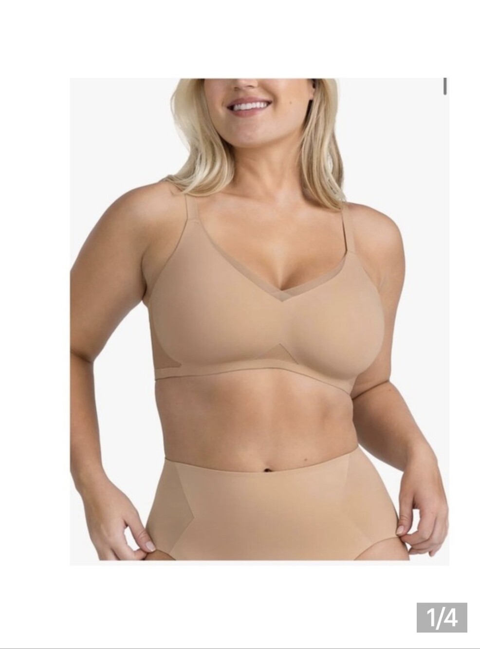 Honeylove Crossover Nude Bra